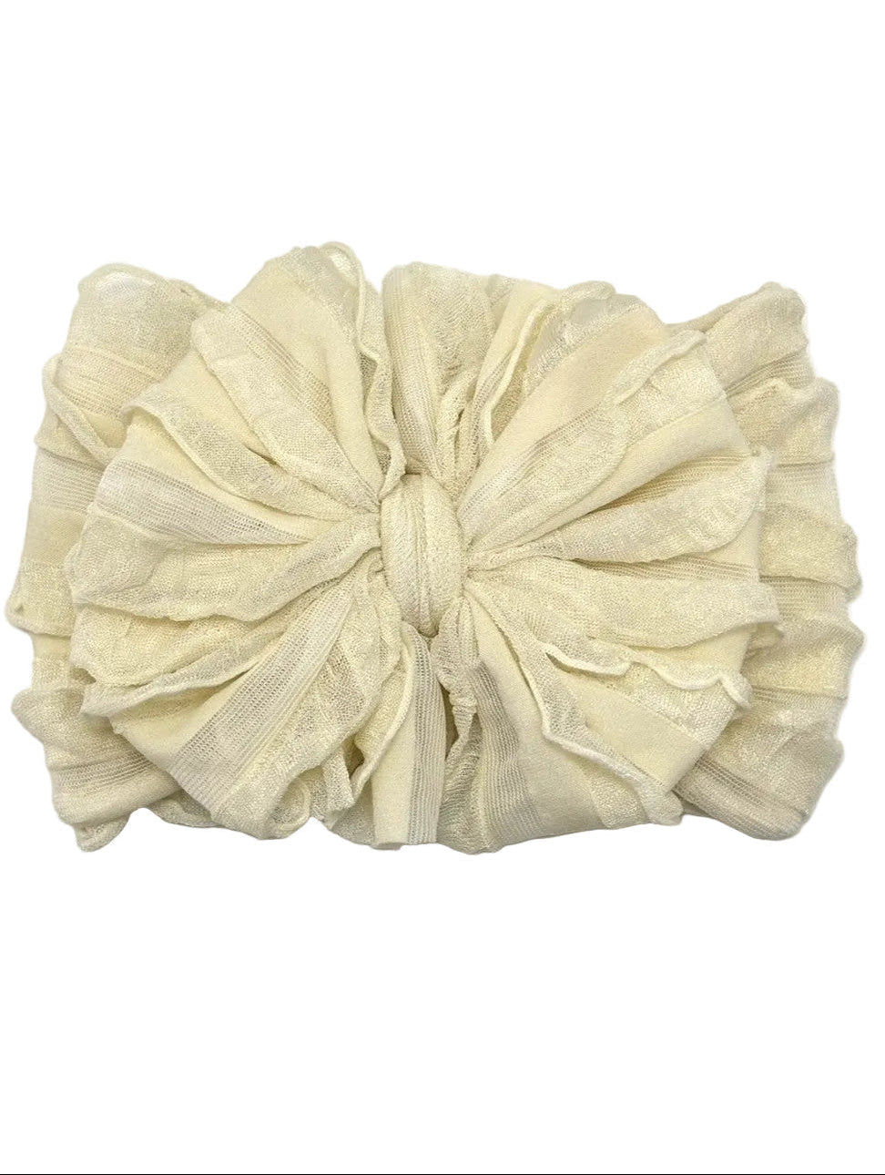 Sugar Cookie | Signature Ruffled Baby Headband