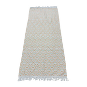 Boho Rainbows Fringe Beach Towel