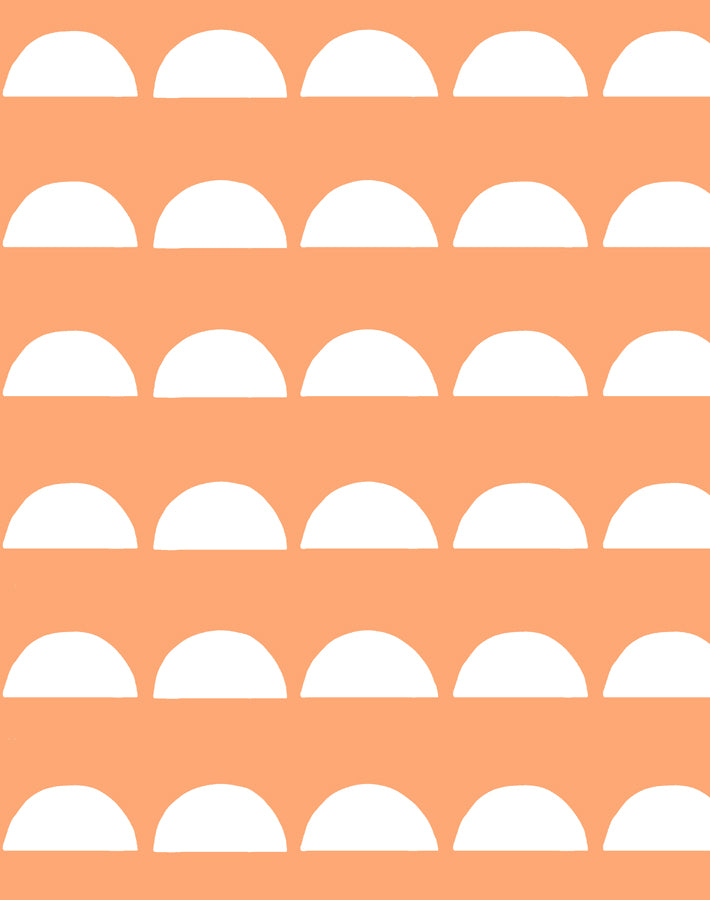 'sun Tile' Wallpaper By Tea Collection - Creamsicle