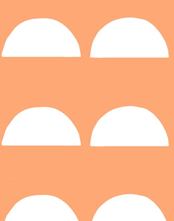 'sun Tile' Wallpaper By Tea Collection - Creamsicle