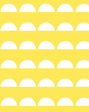 'sun Tile' Wallpaper By Tea Collection - Daffodil