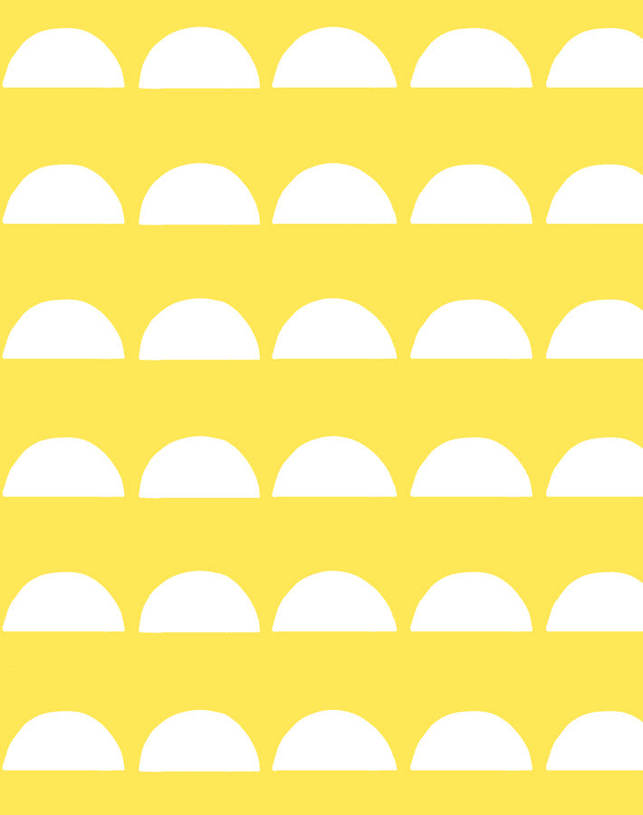 'sun Tile' Wallpaper By Tea Collection - Daffodil