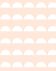 'sun Tile' Wallpaper By Tea Collection - Peach