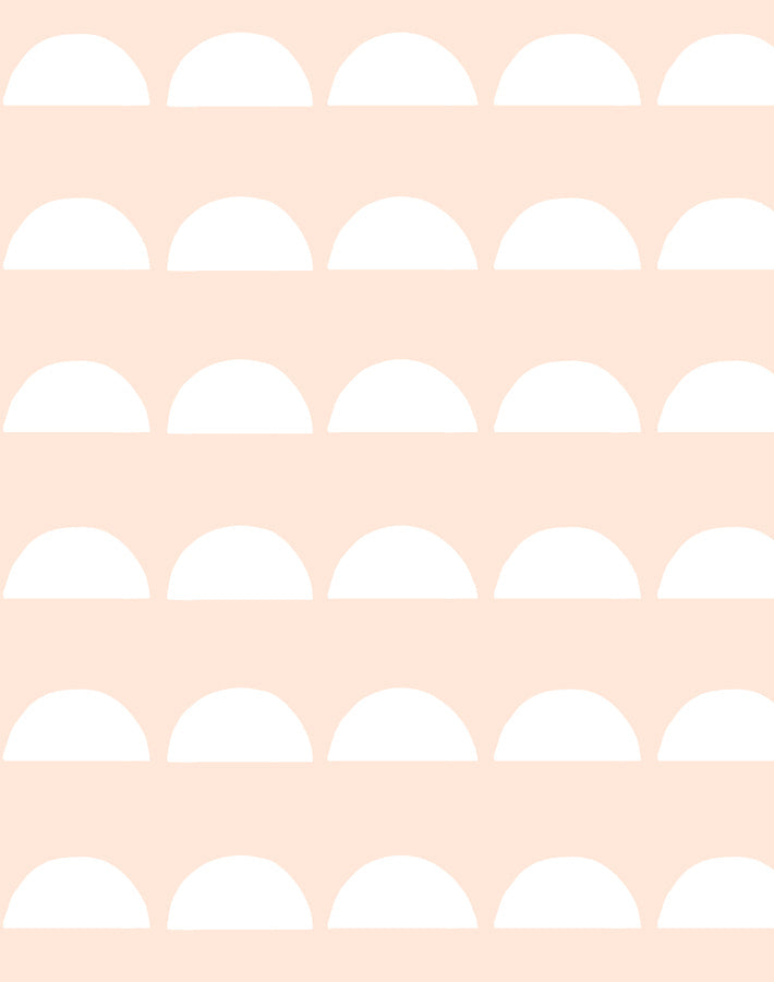'sun Tile' Wallpaper By Tea Collection - Peach