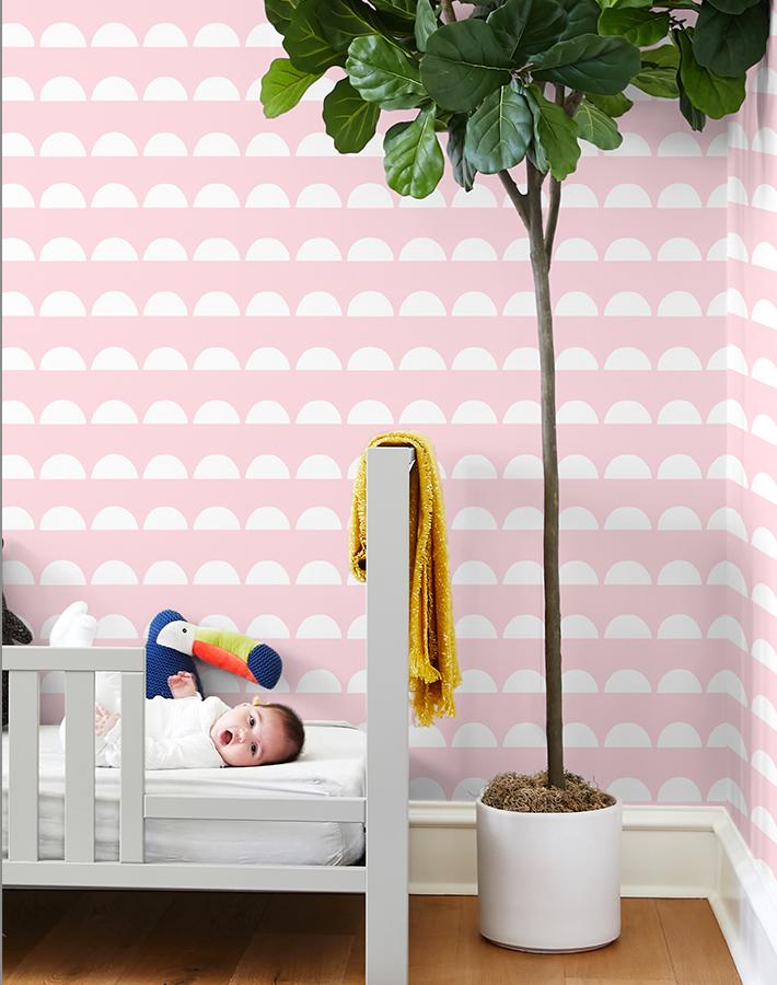 'sun Tile' Wallpaper By Tea Collection - Ballet Slipper