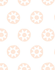 'sun Dial' Wallpaper By Tea Collection - Peach