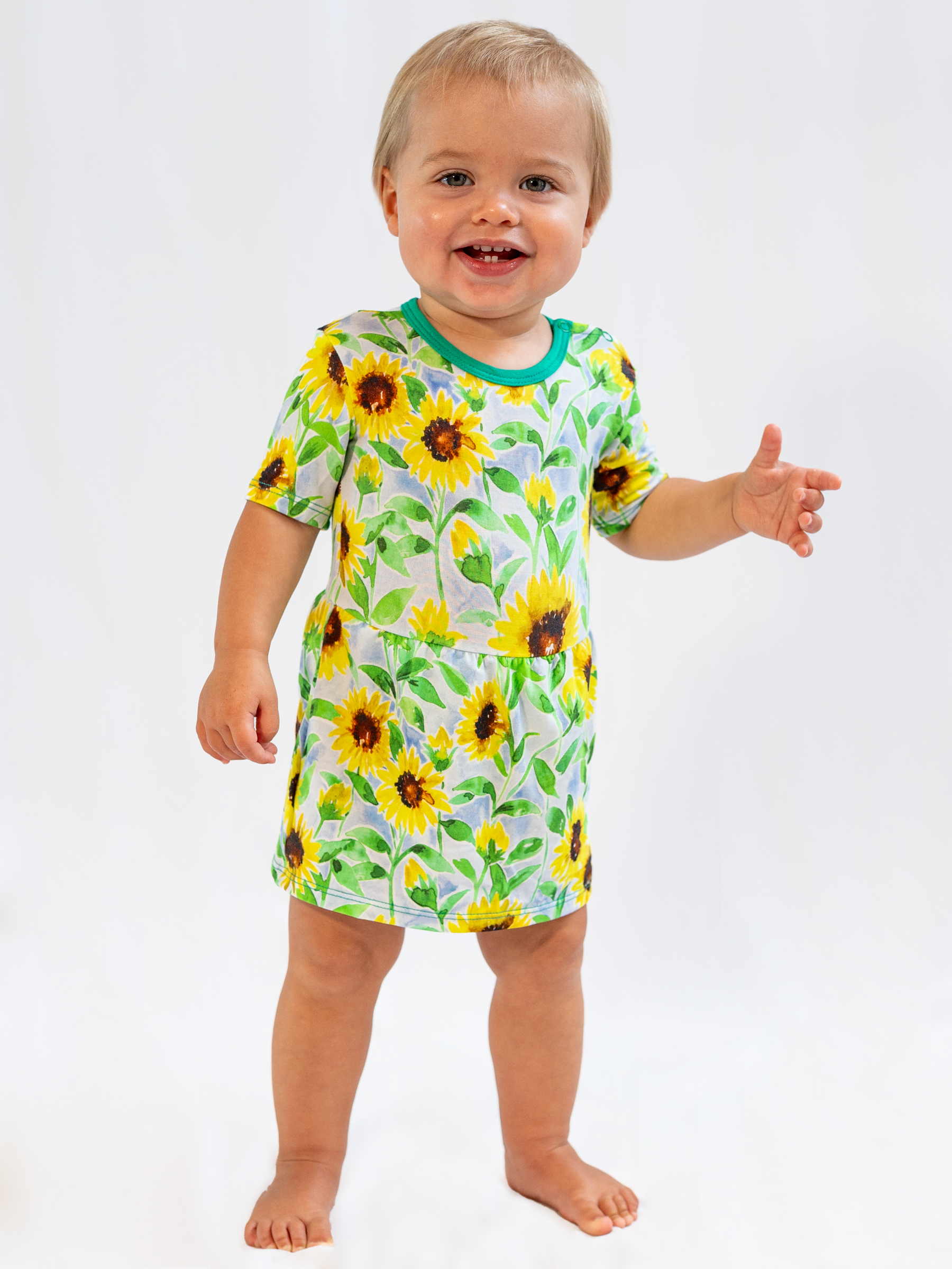 Sunflowers Baby Ballerina Dress