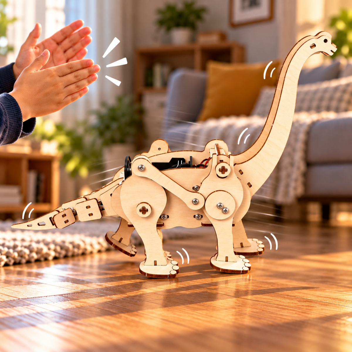 Brachiosaurus Robot STEM Kit — Build a Walking Dinosaur