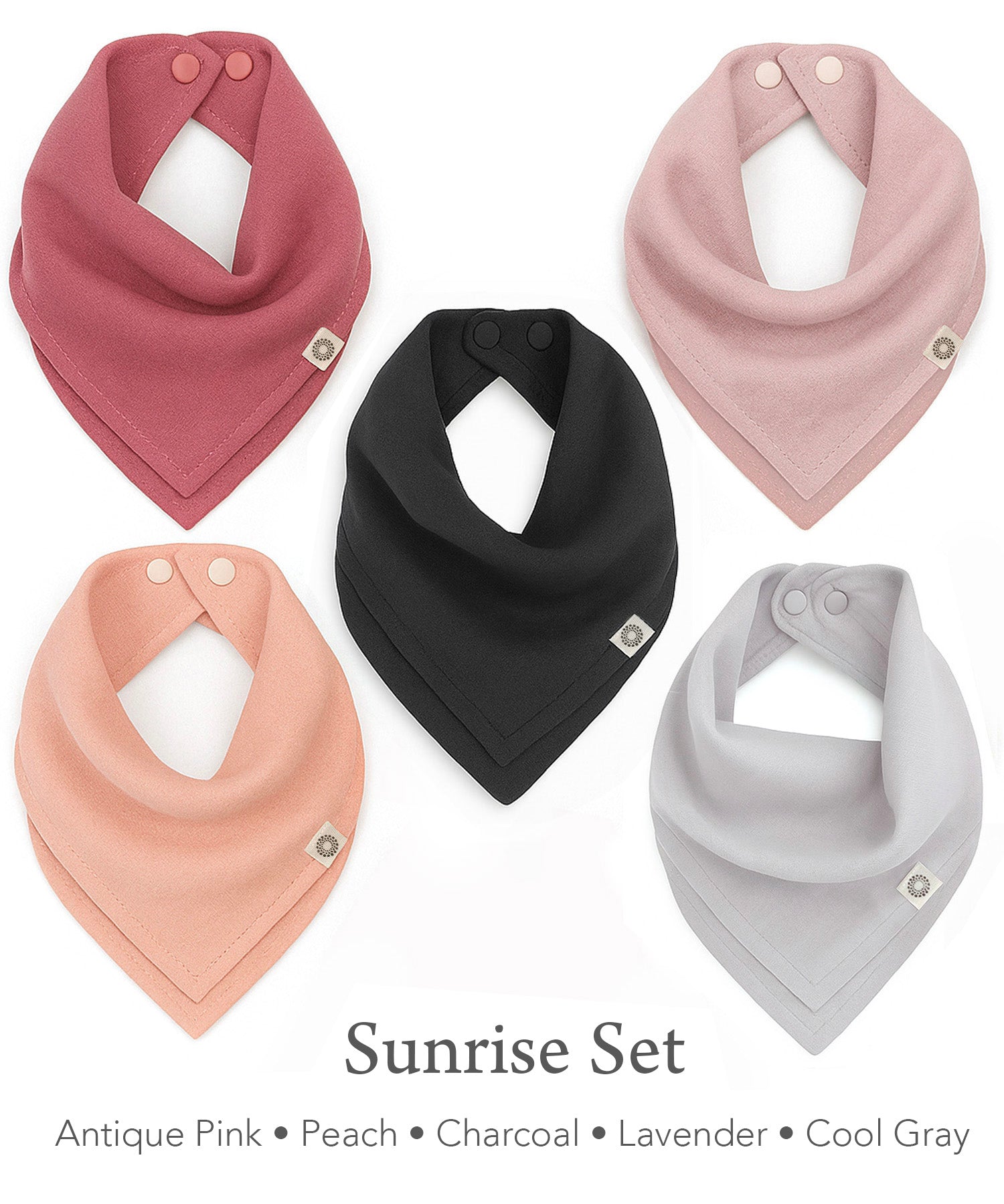 Organic Scarf Bib 5-pack