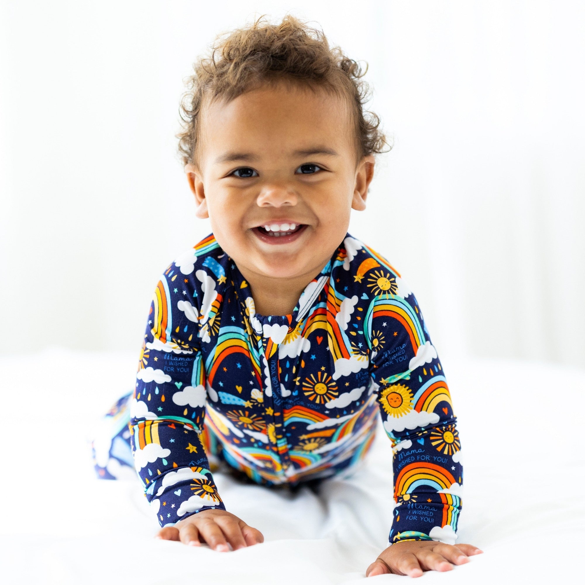The Second-skin Convertible Romper | Here Comes The Sunshine (blue)