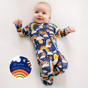 The Second-skin Footie | Here Comes The Sunshine (blue) | "mama, I Wished For You"