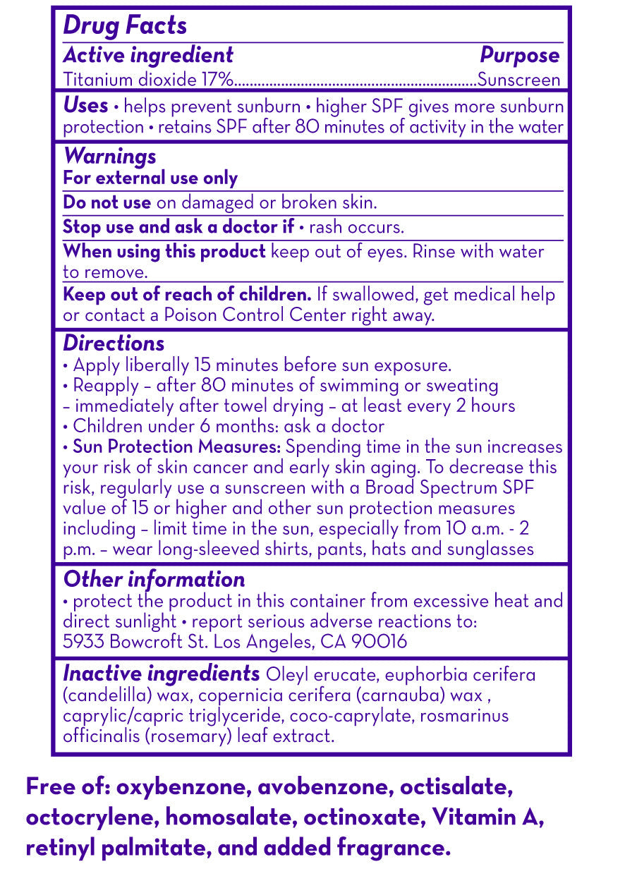 (no Fragrance) Super Sensitive™ Broad Spectrum Spf 30+ Sunscreen Stick