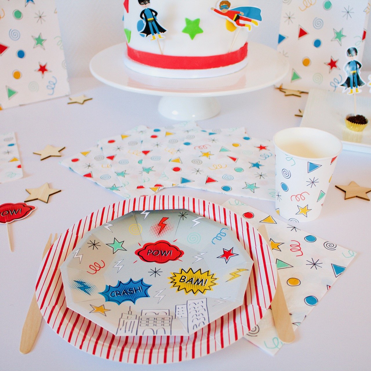 Superhero Party Supplies In A Box