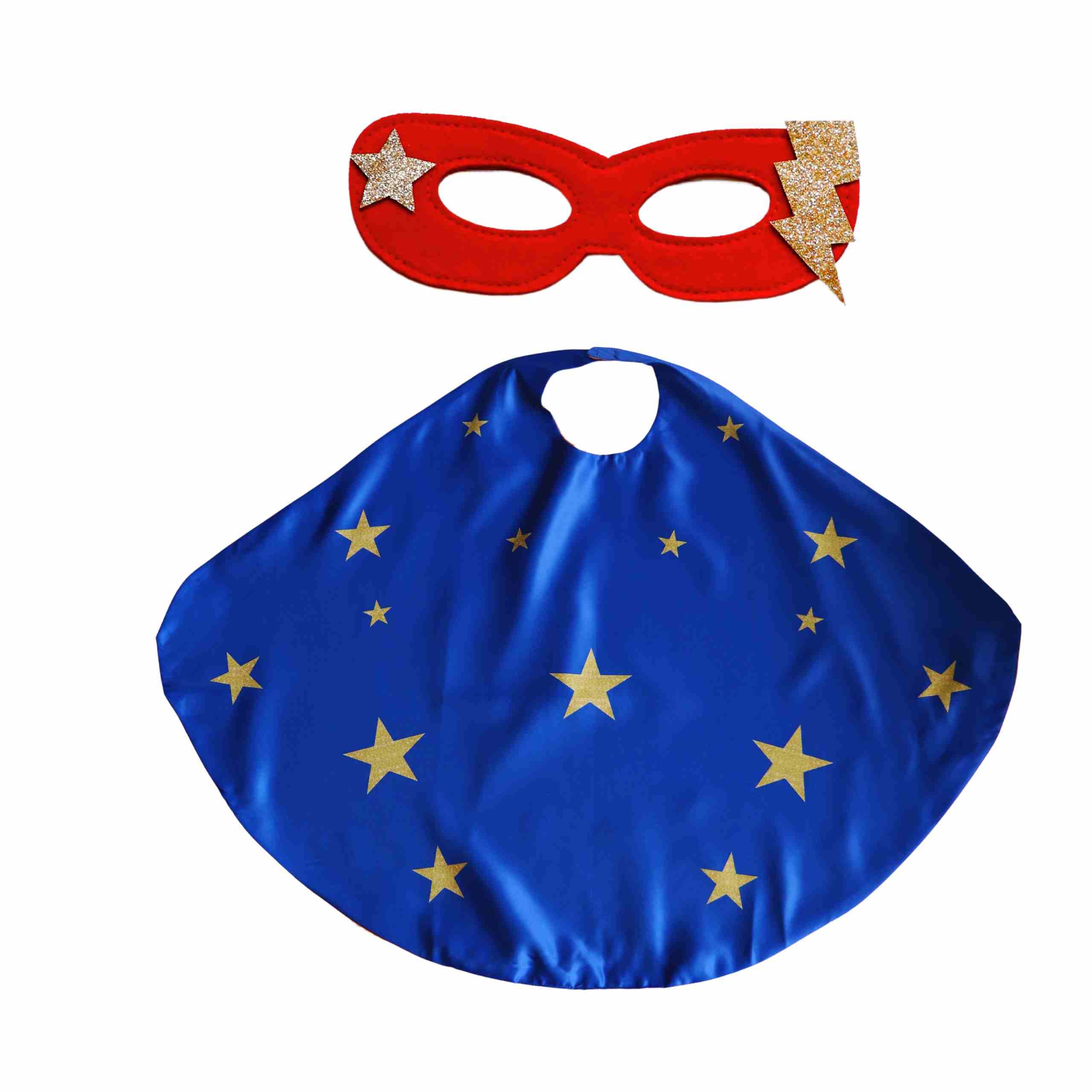 Superhero Star Costume Set, Blue