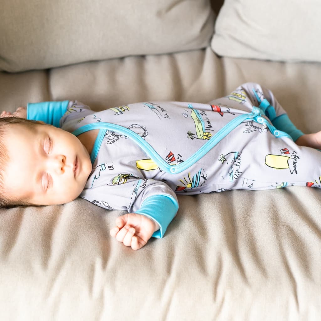 Surf Report Bamboo Newborn Coverall