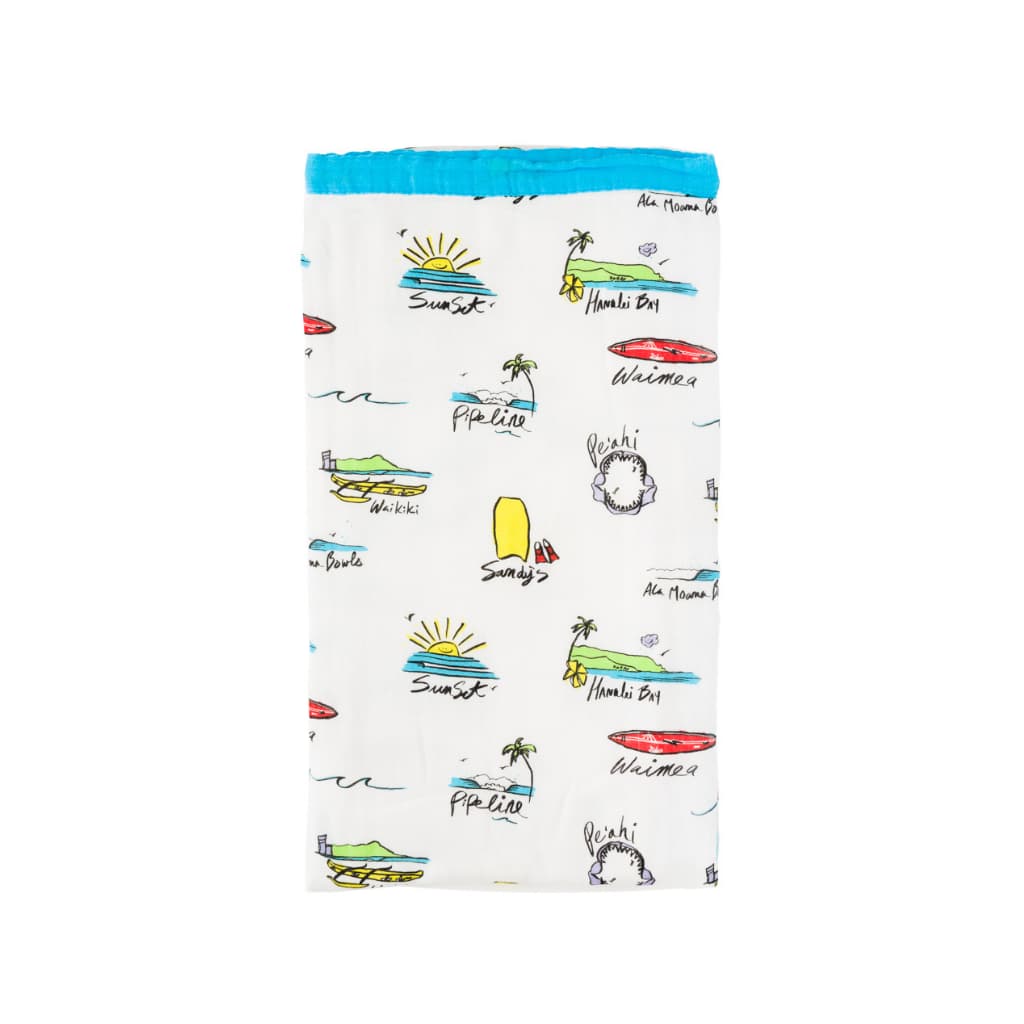 Surf Report Throw Blanket