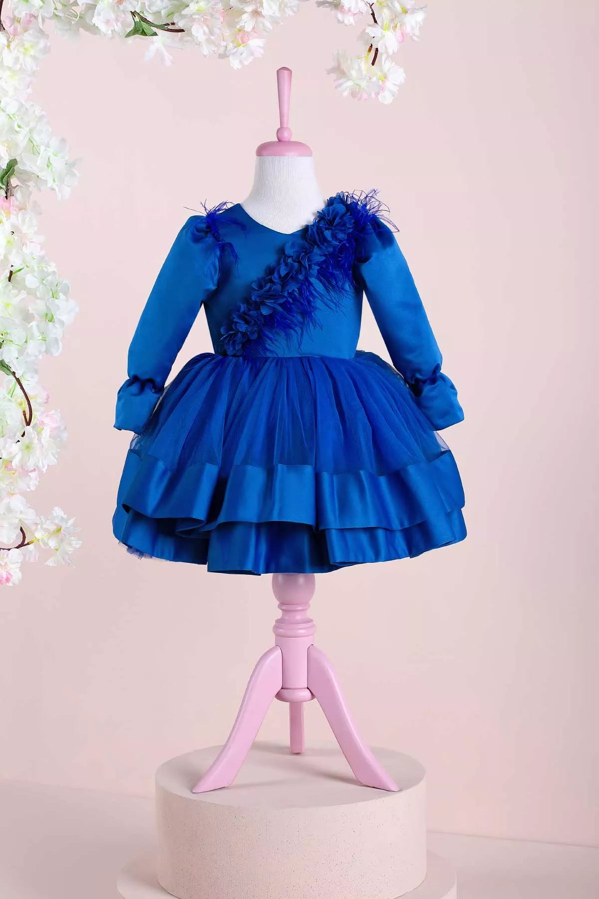 Susan Sax Blue Party Dress
