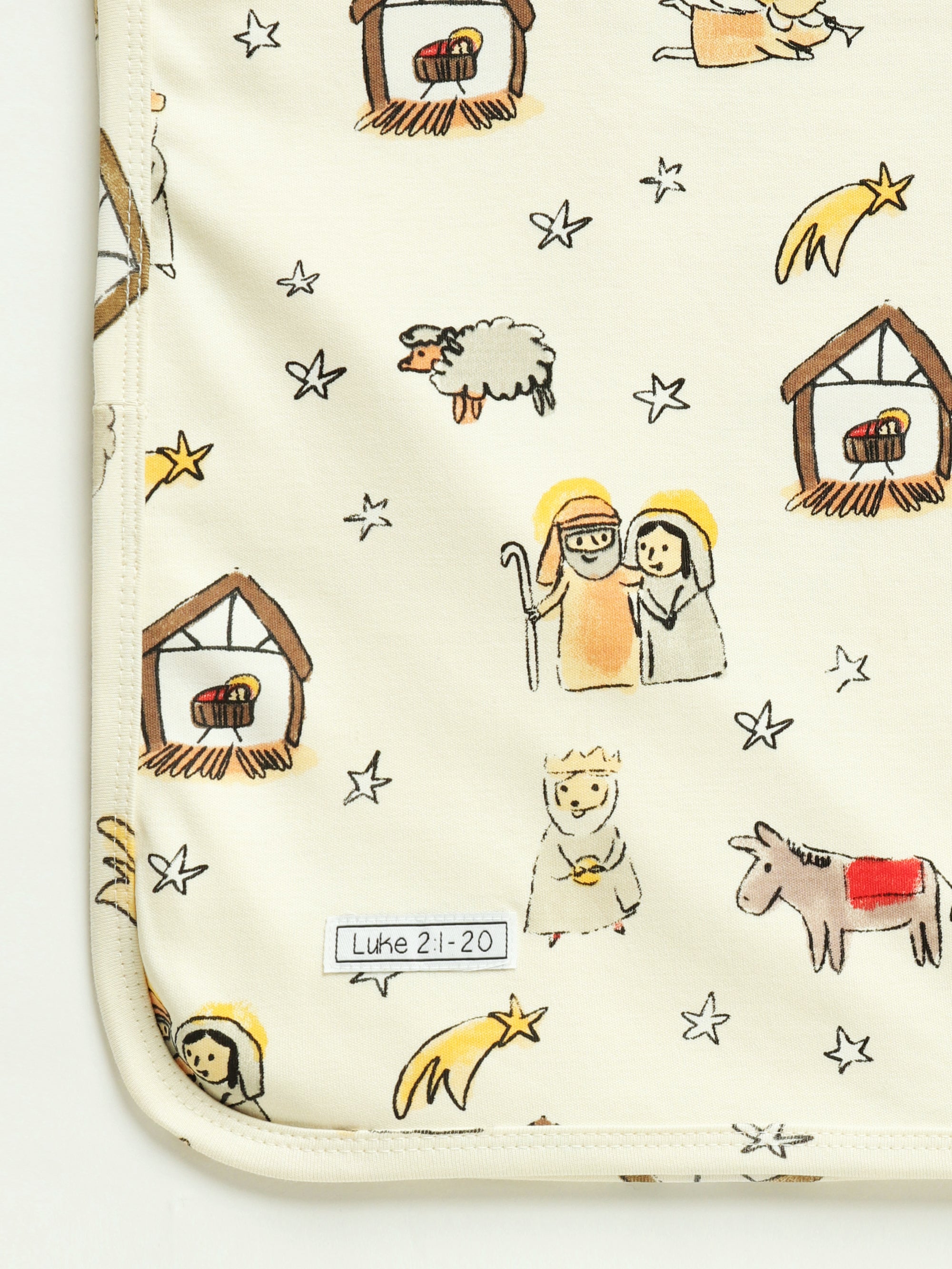 Away In A Manger Swaddle Cotton