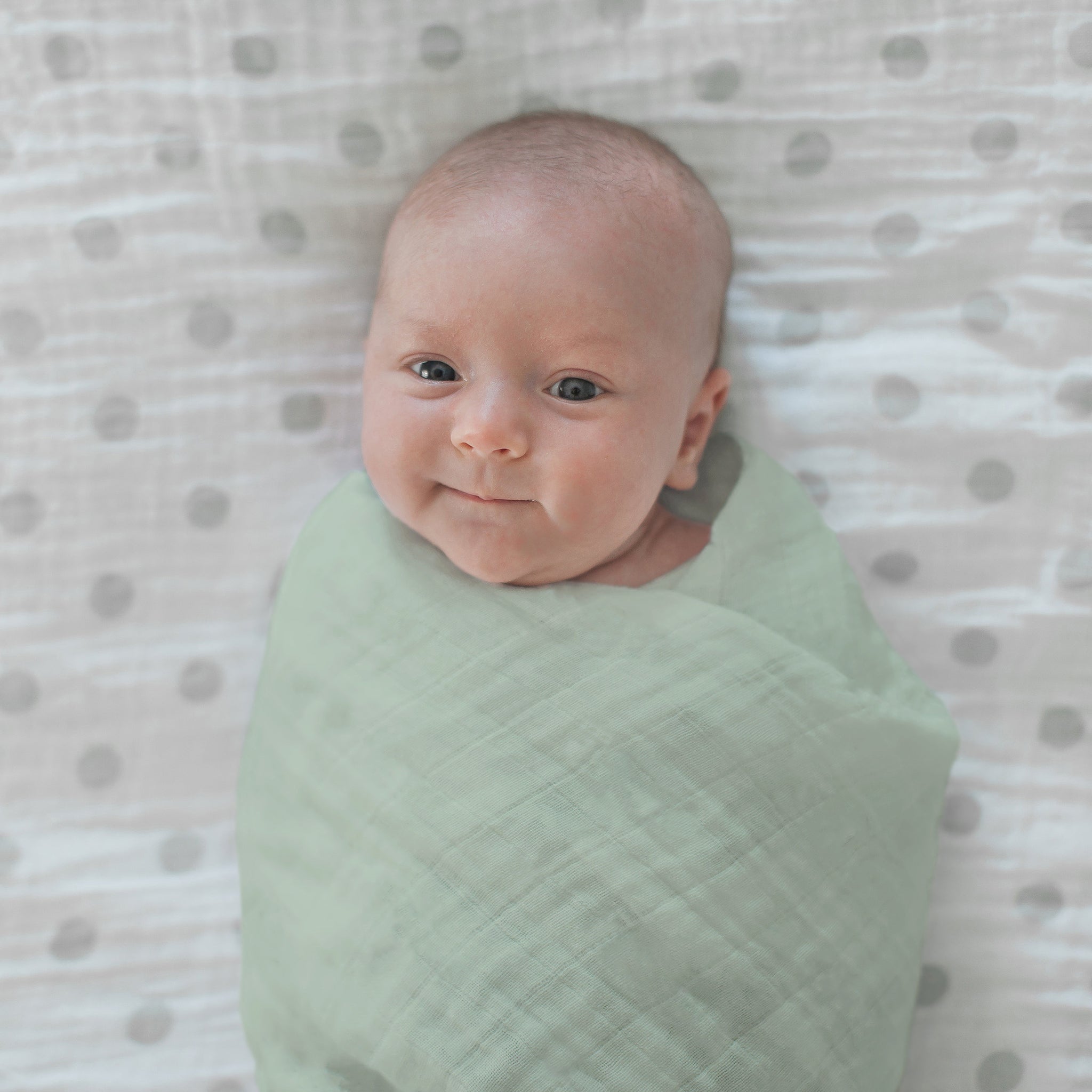 Muslin Swaddle Blankets - Set Of 3 - Spring Morning - Featuring Peachy Pink Watercolor Floral By Artist Lynette Damir