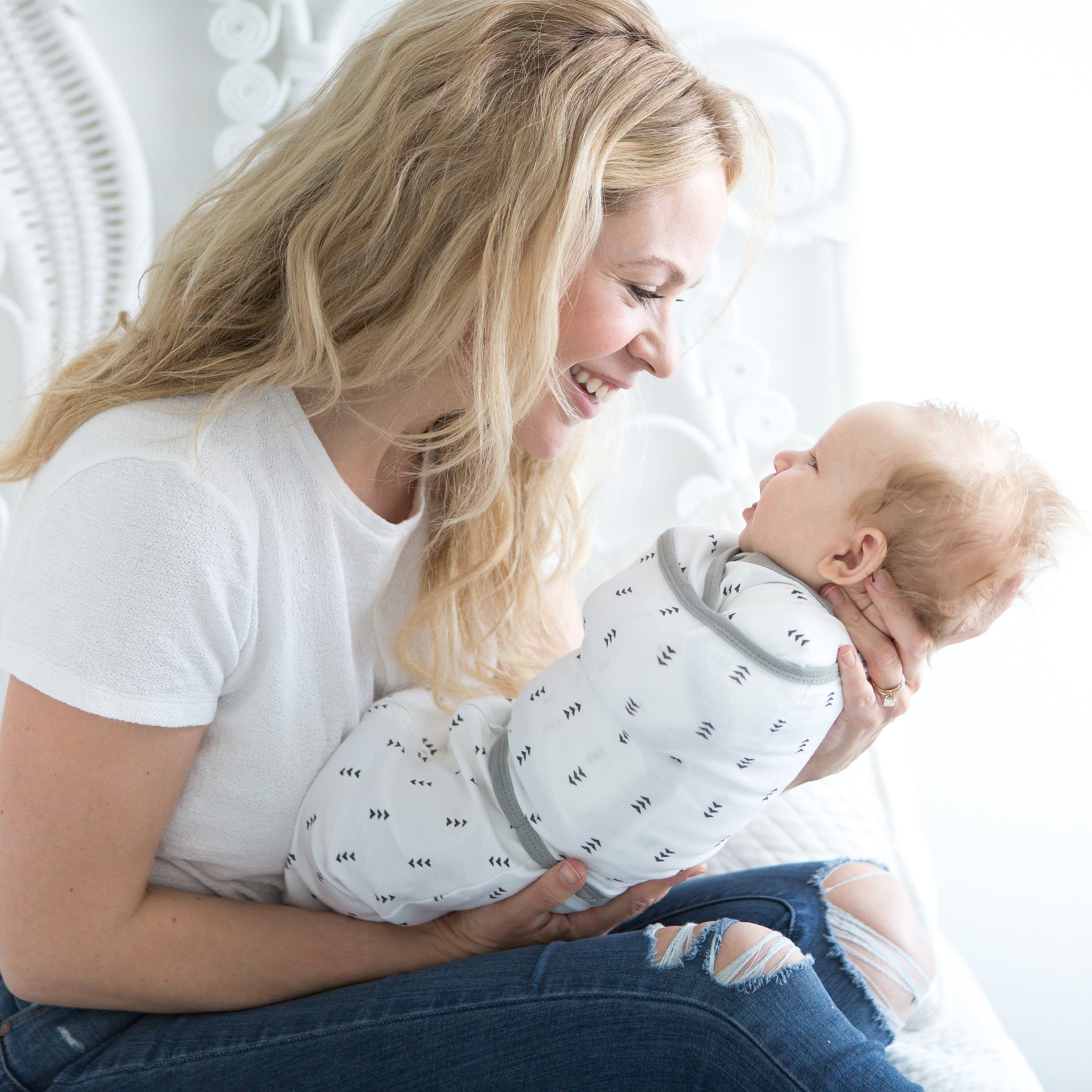 Omni Swaddle Sack With Wrap - Most Versatile Swaddle - Arms Up Sleeves & Mitten Cuffs, Heathered Green Turtle With Polka Dot Trim