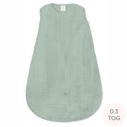 Muslin Non-weighted Zzzipme Sack - Jadeite