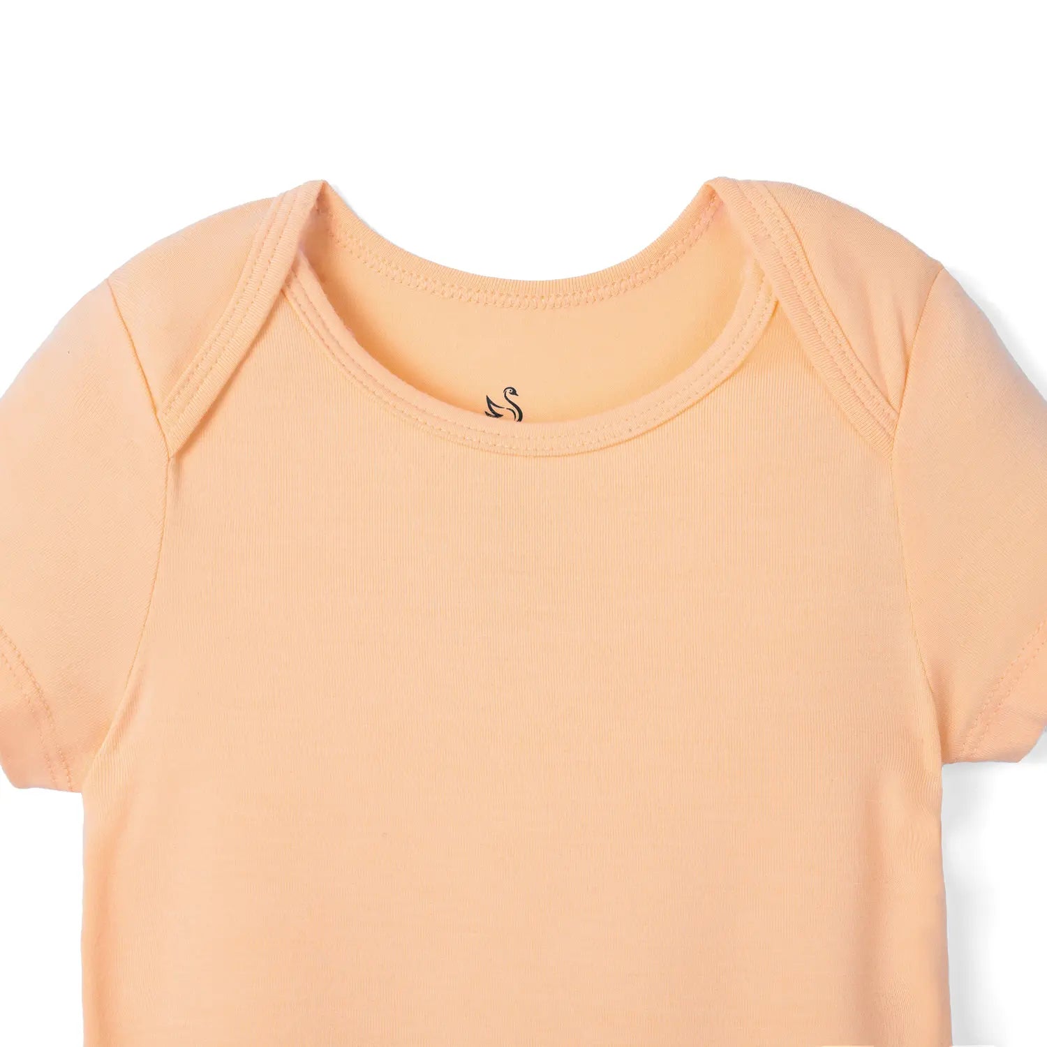 Bamboo Baby Bodysuit In Peach Fuzz