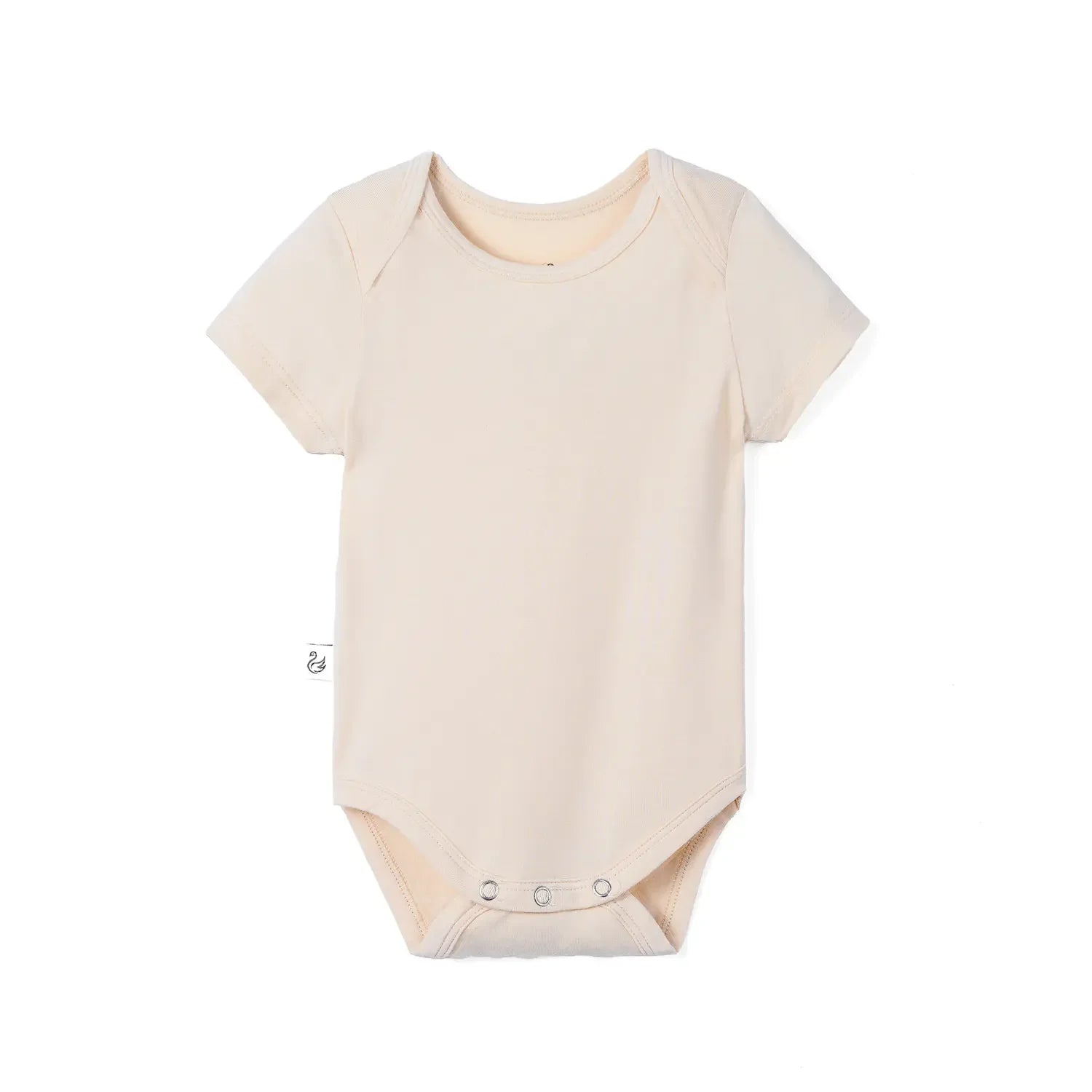 Bamboo Baby Bodysuit In Sand
