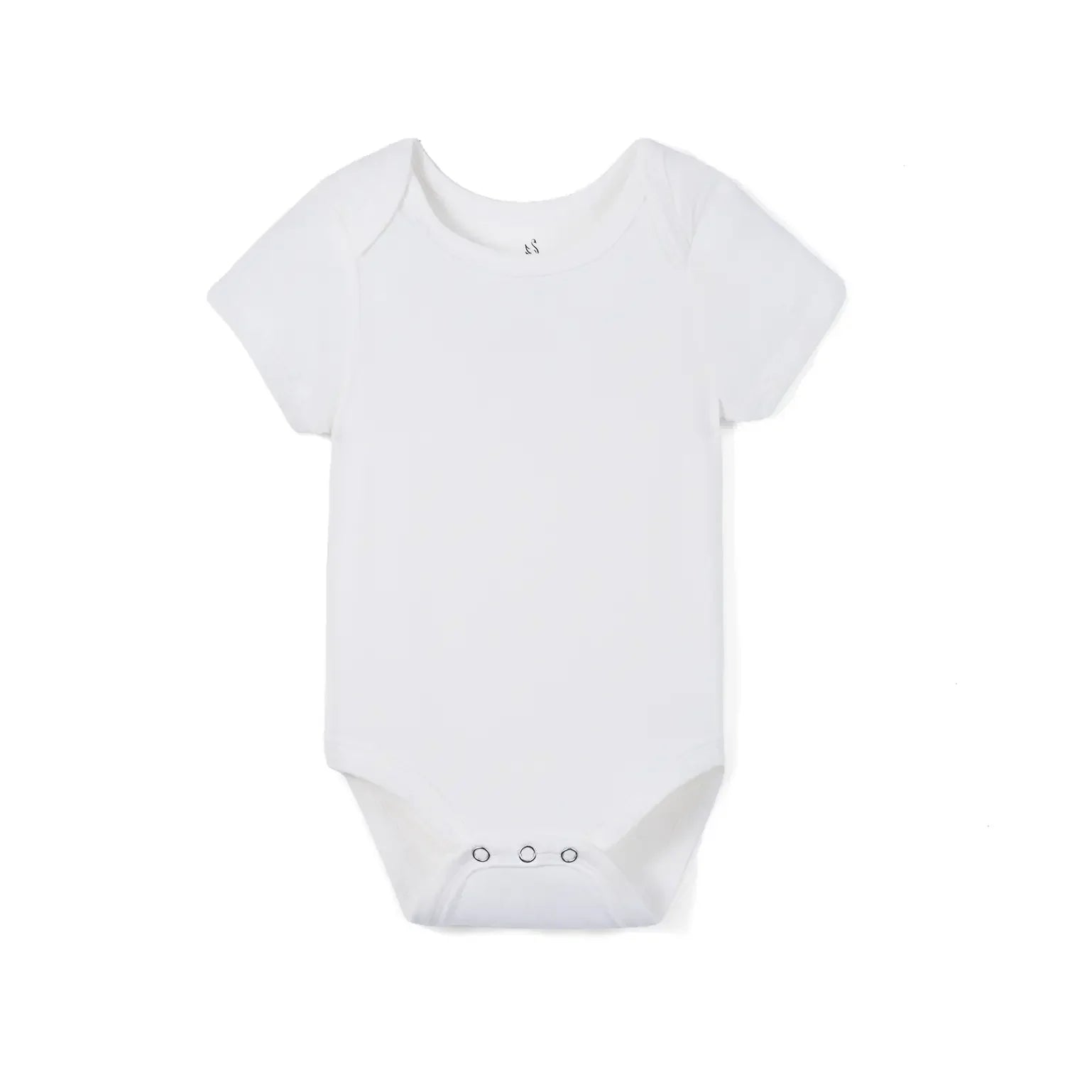Bamboo Baby Bodysuit In White