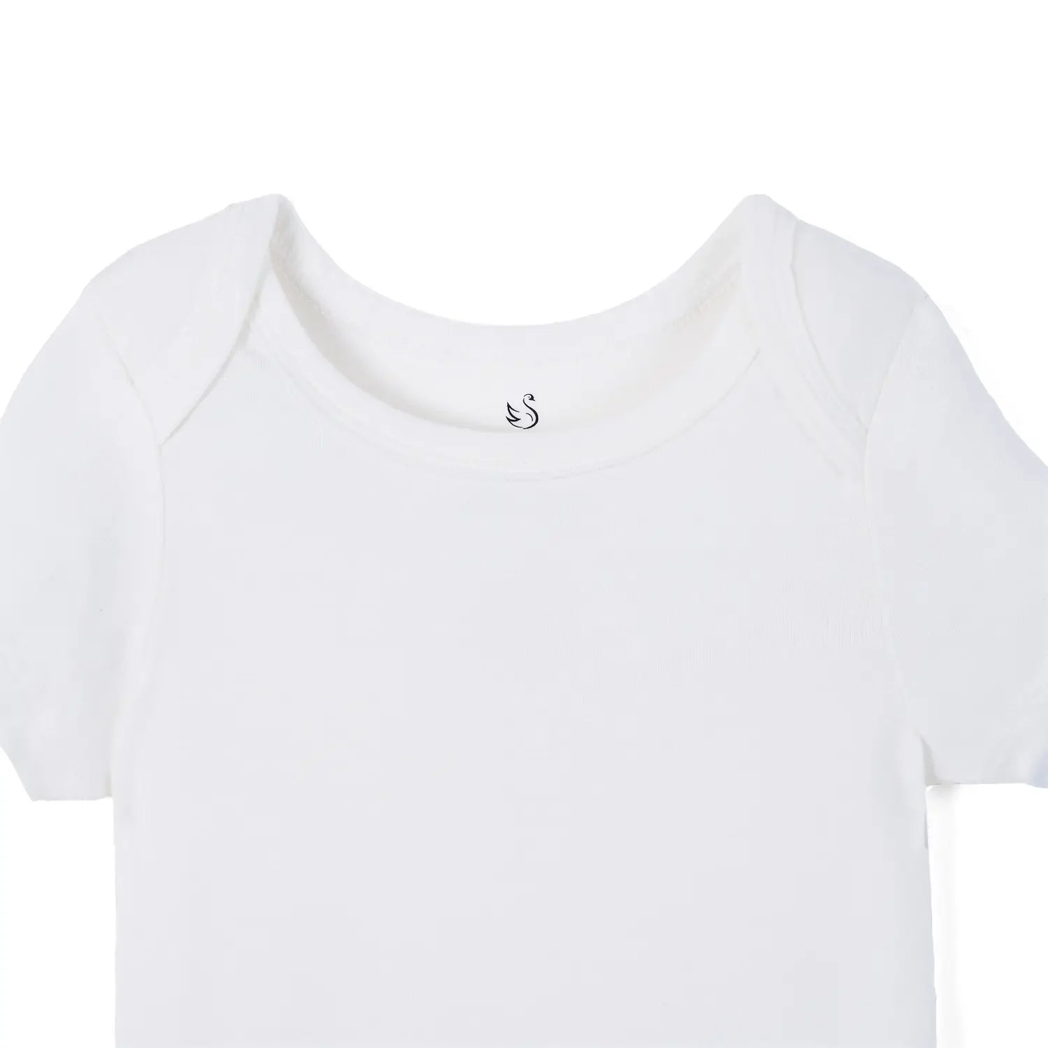 Bamboo Baby Bodysuit In White