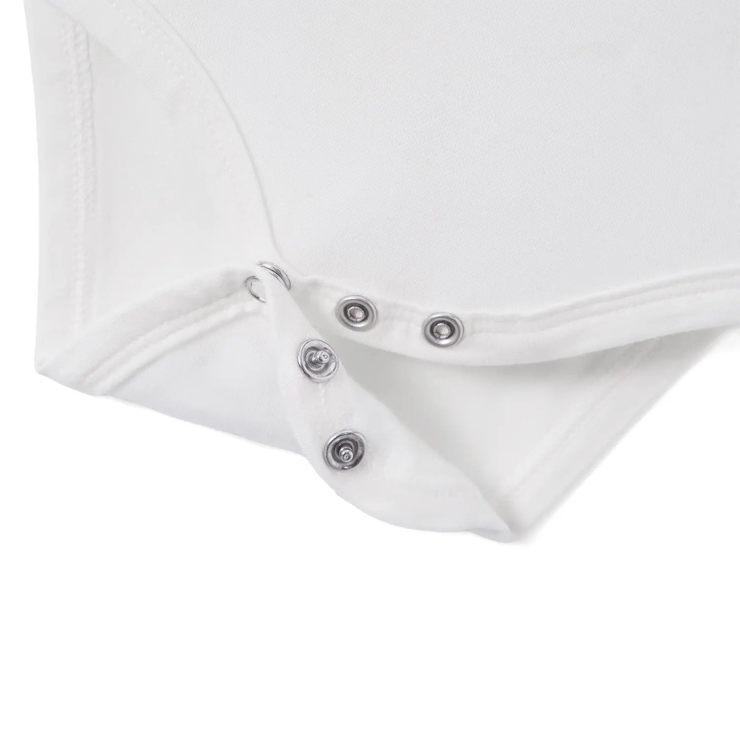 Bamboo Baby Bodysuit In White