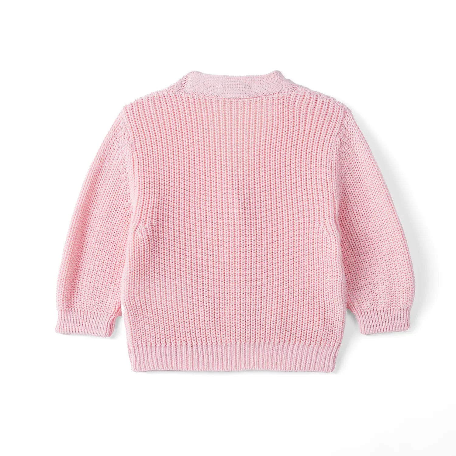Classic Cardigan With Pockets In Pink