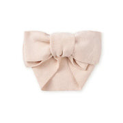 Knitted Oversized Topknot In Beige