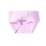 Knitted Oversized Topknot In Lilac