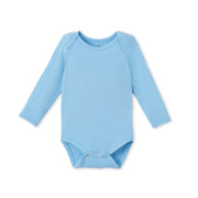 Long Sleeve Baby Bodysuit In Blue Bell