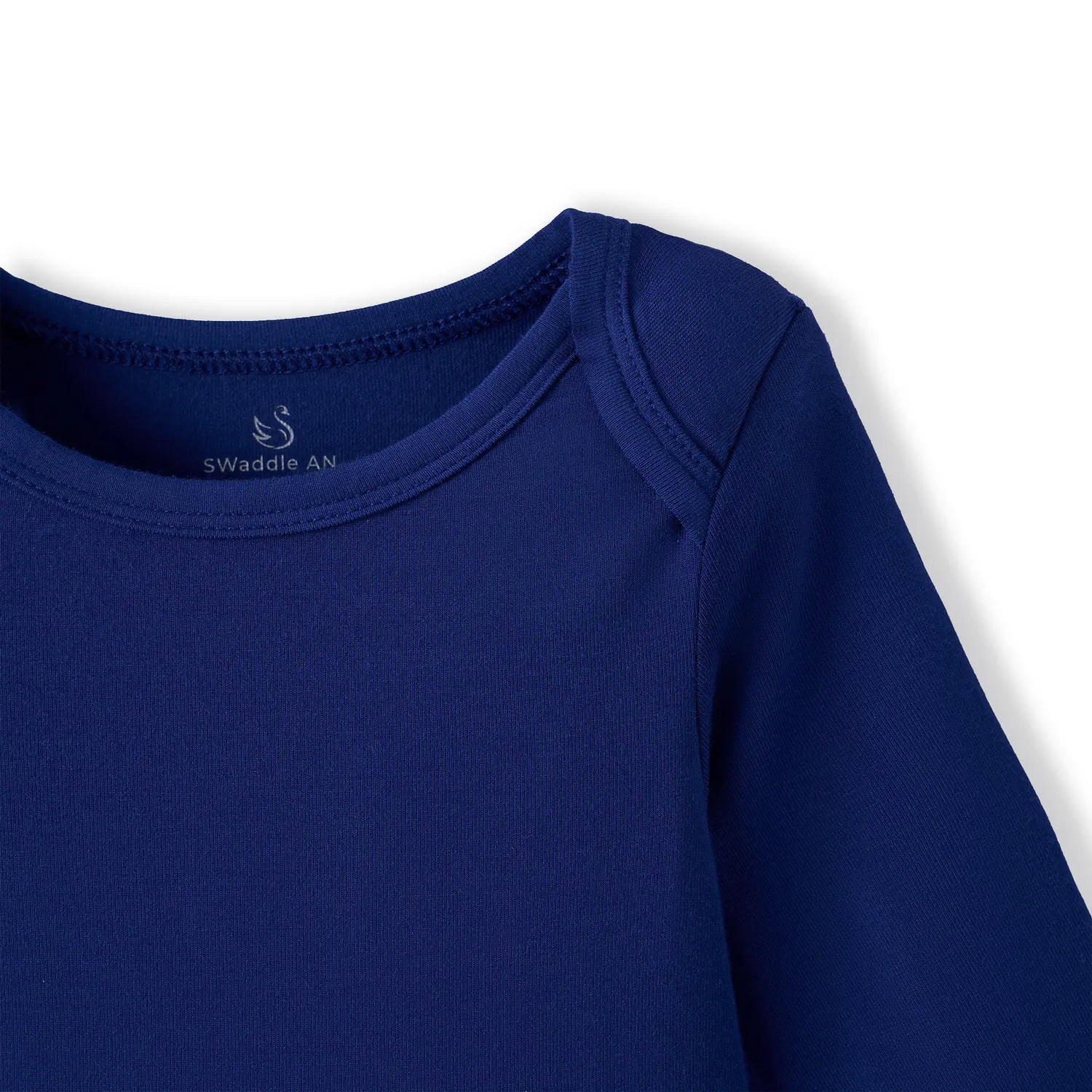 Long Sleeve Baby Bodysuit In Blue Depths