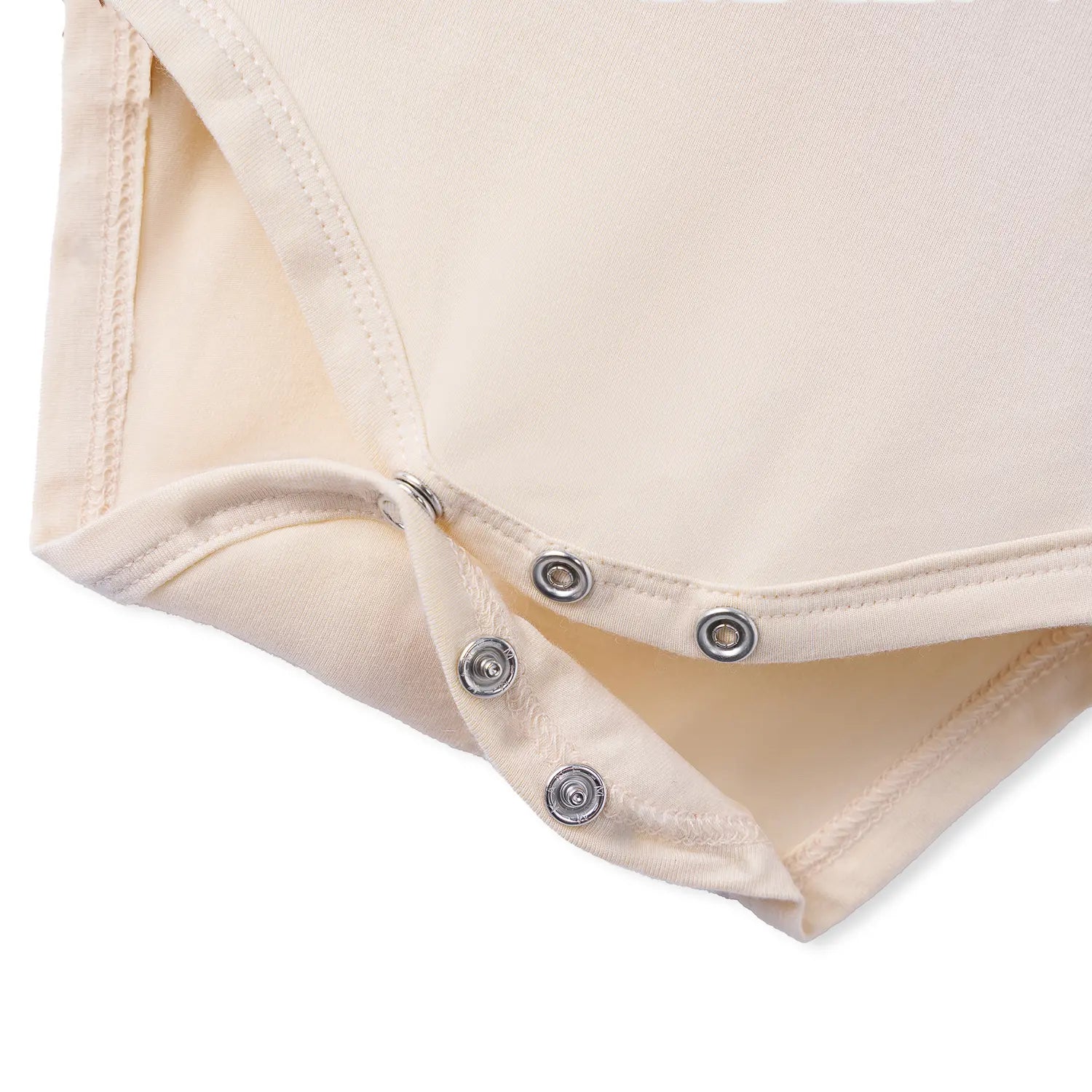 Long Sleeve Baby Bodysuit In Sand