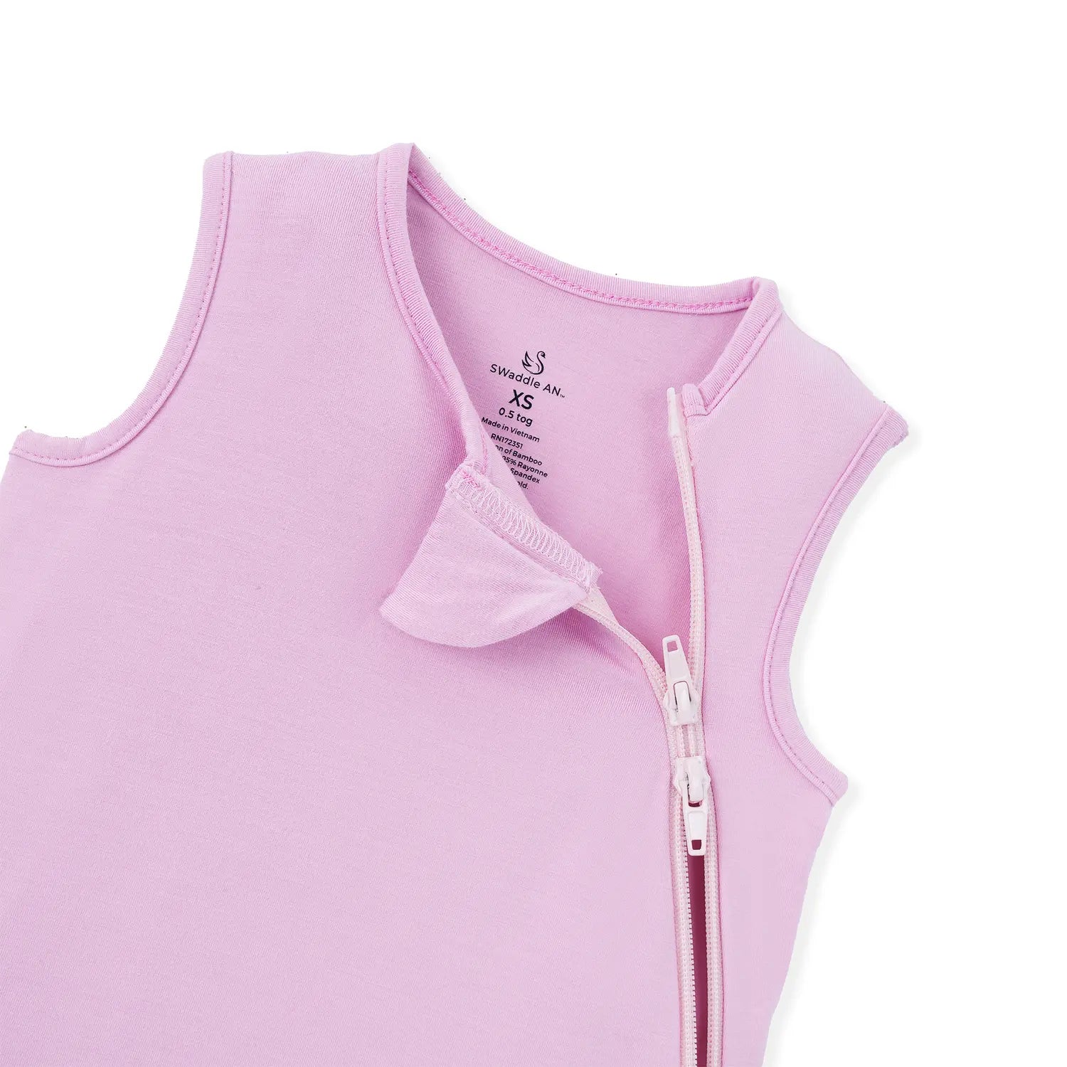 Bamboo Sleep Sack 0.5 Tog In Pink Tint