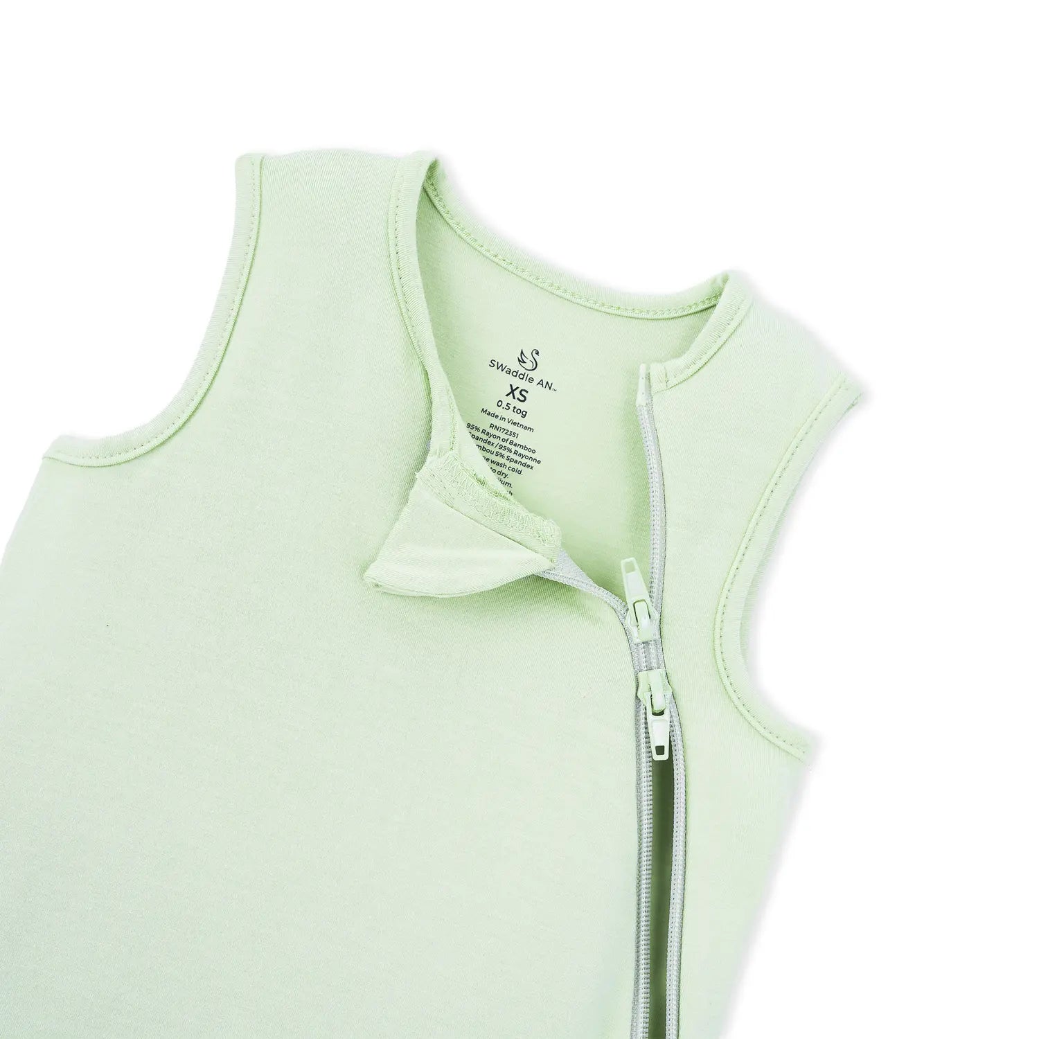 Bamboo Sleep Sack 0.5 Tog In Sage Green