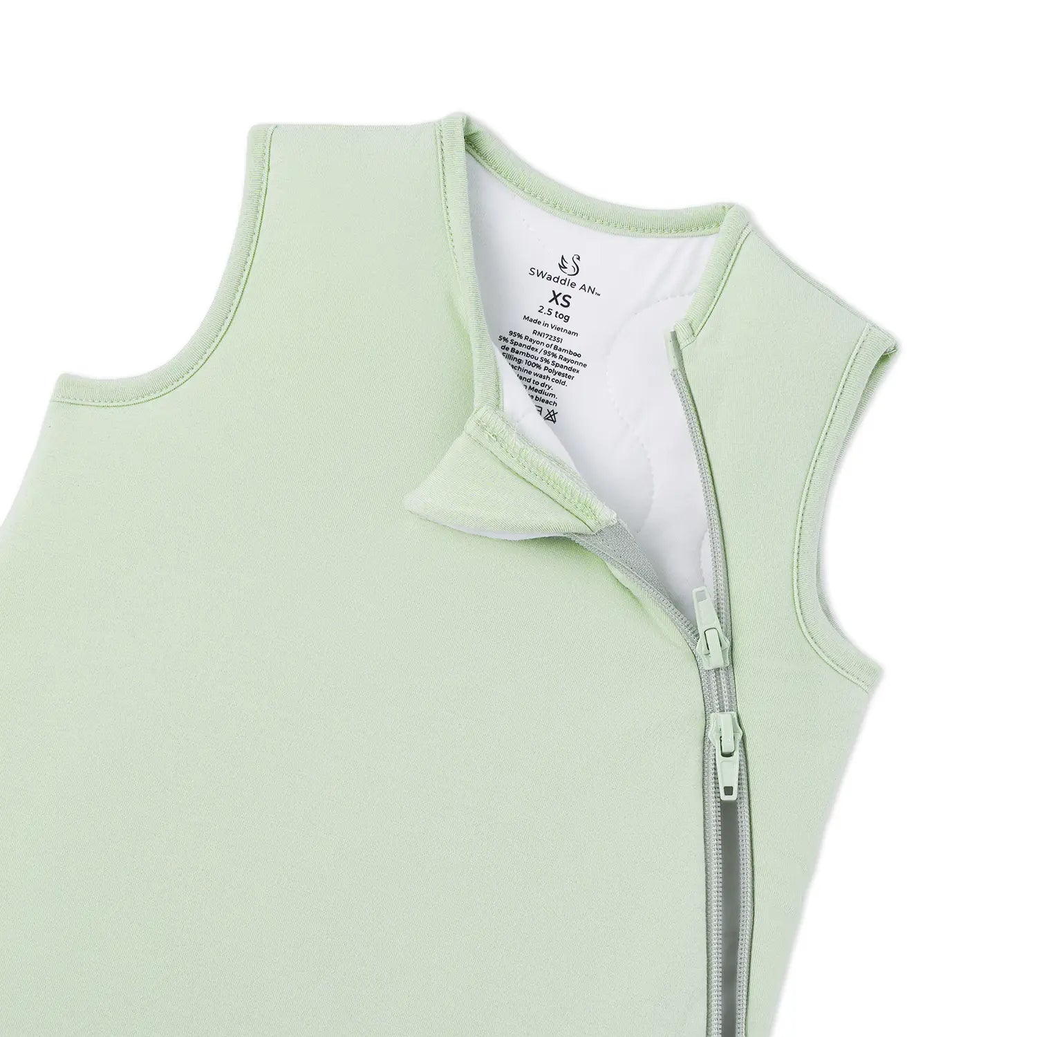 Bamboo Sleep Sack 2.5 Tog In Sage Green