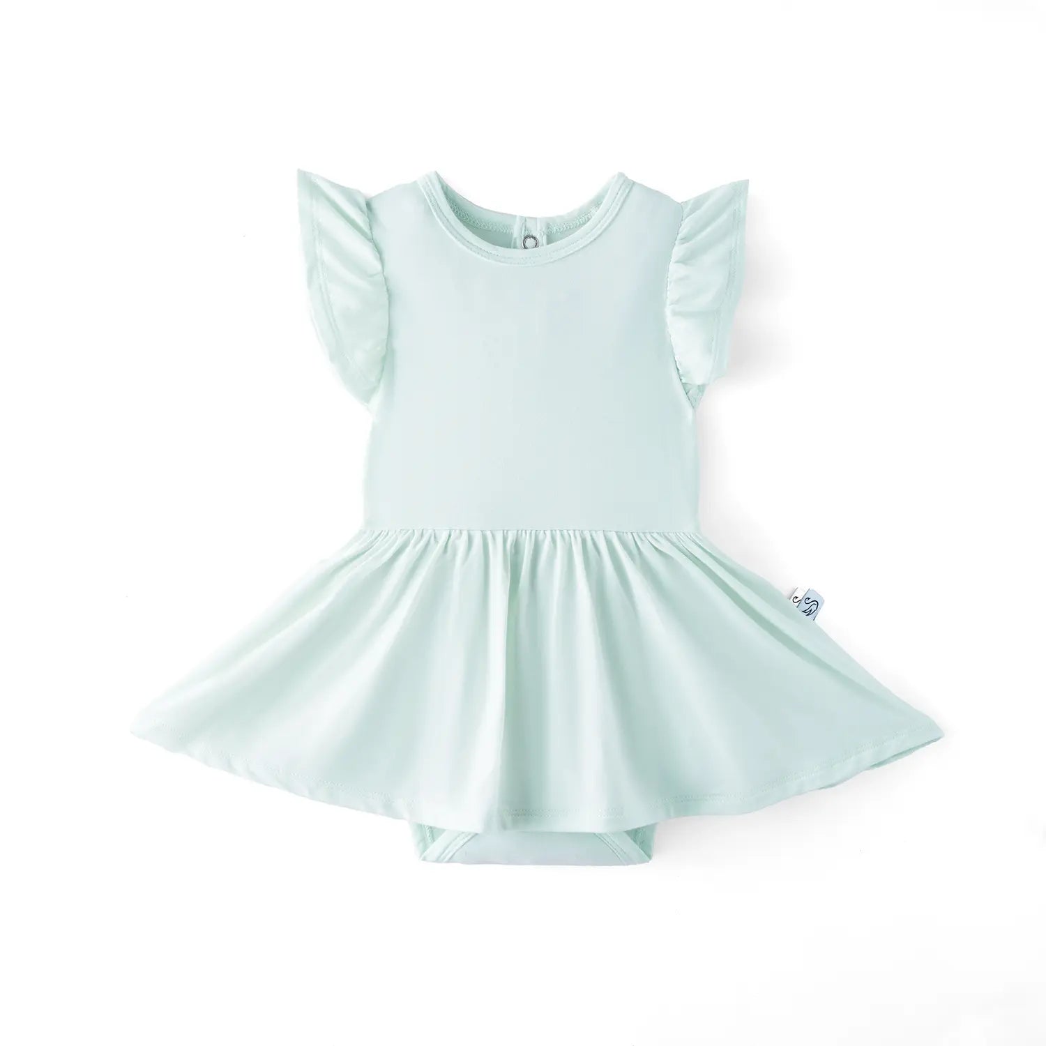 Twirl Bodysuit Dress In Mint