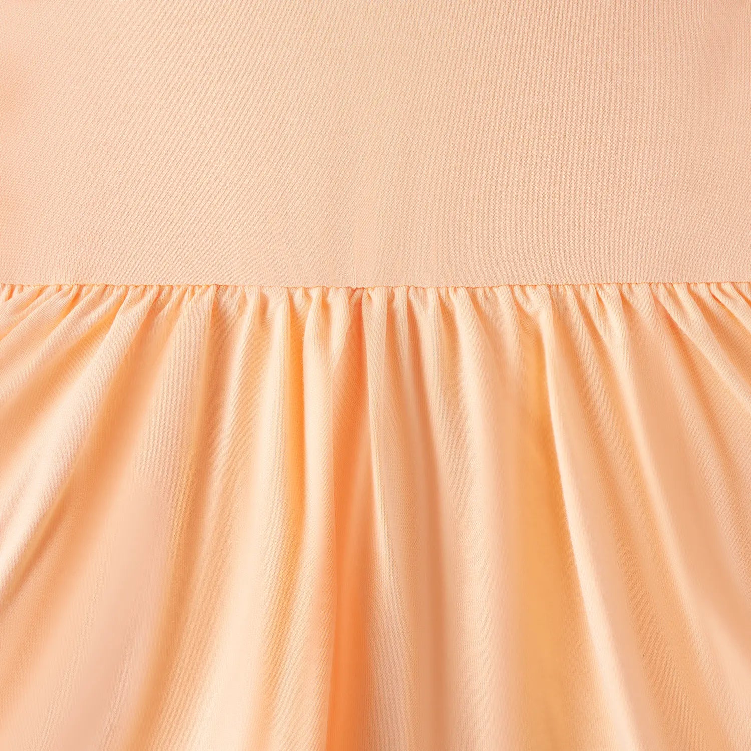 Twirl Bodysuit Dress In Peach Fuzz