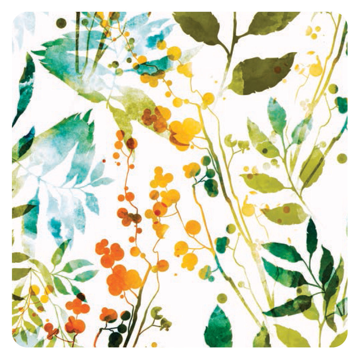 Autumn Leaves Splash Mat - A Waterproof Catch-all For Highchair Spills And More!