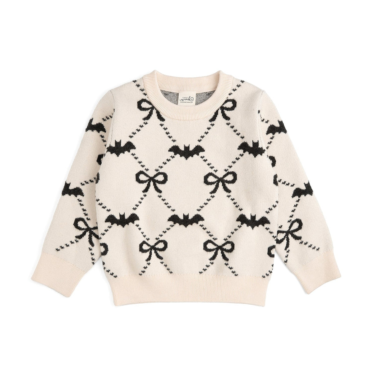 Bat Trellis Halloween Sweater