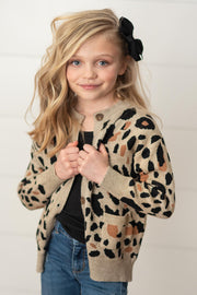 Leopard Button Sweater