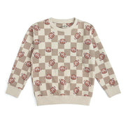 Football Checkered Sweatshirt