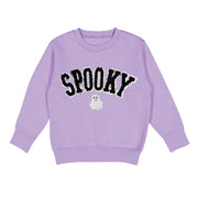 Spooky Ghost Patch Halloween Sweatshirt