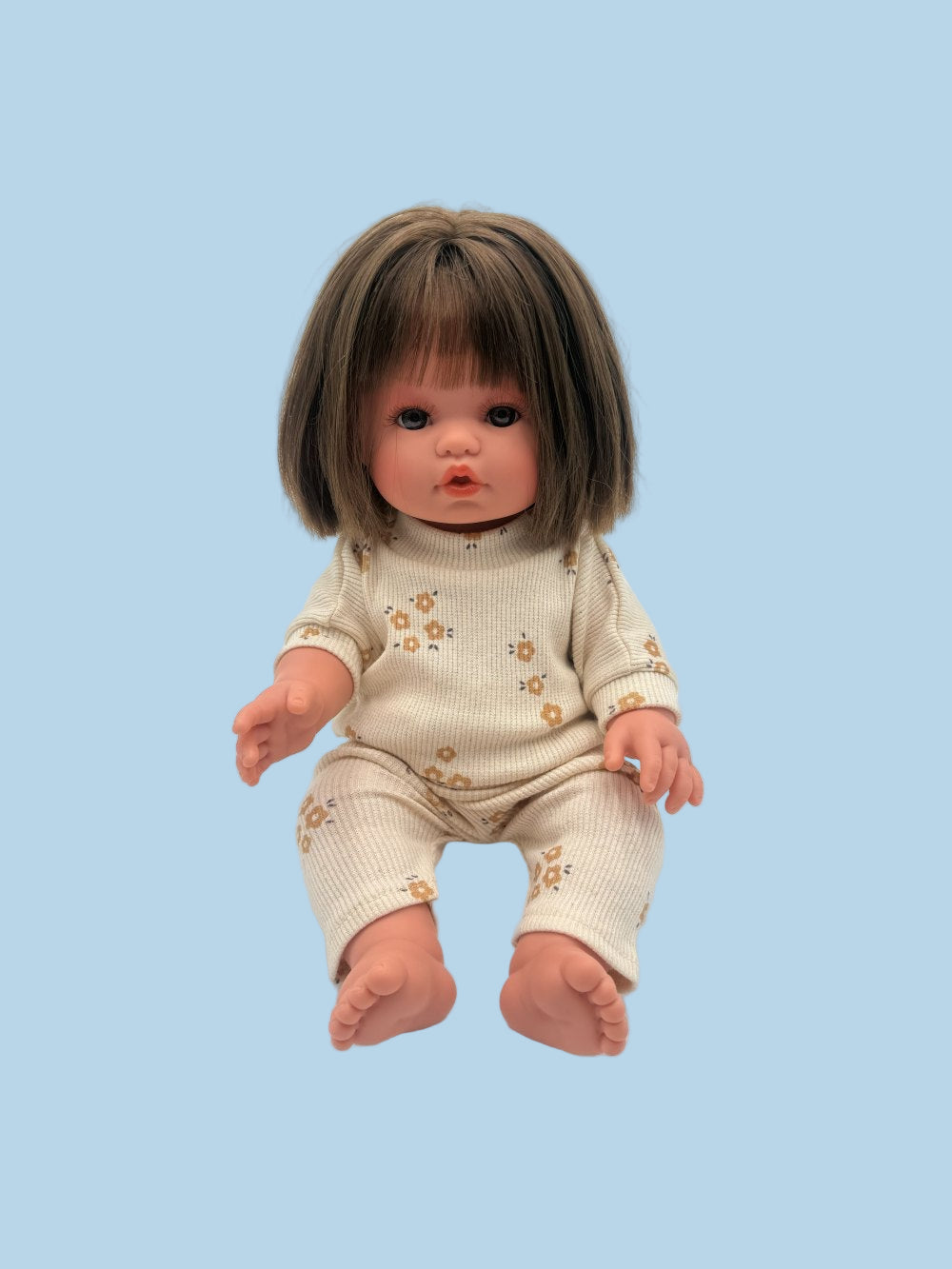 Minikane Doll Clothes | Doll Sweatshirt Set - Caramel Petals (11" & 13" Dolls)