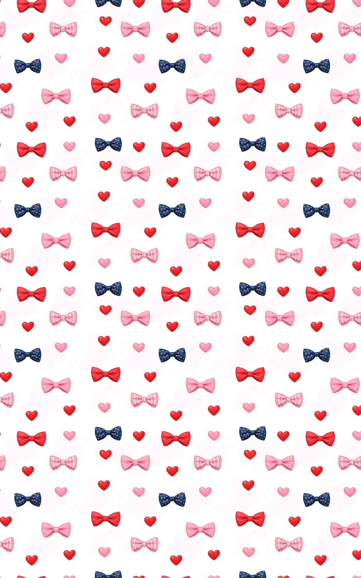 Sweetheart Bow Ties Wrapping Paper