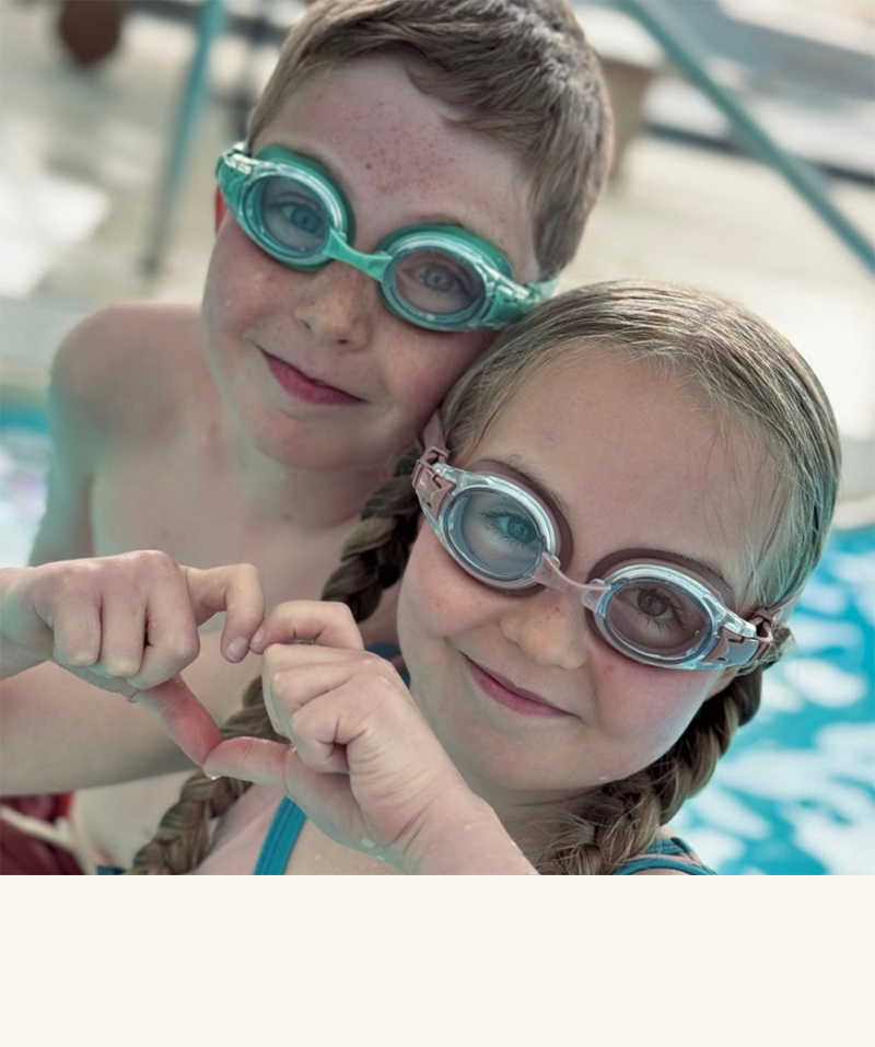 Anti Uv + Fog Swim Goggles | Heather Rose