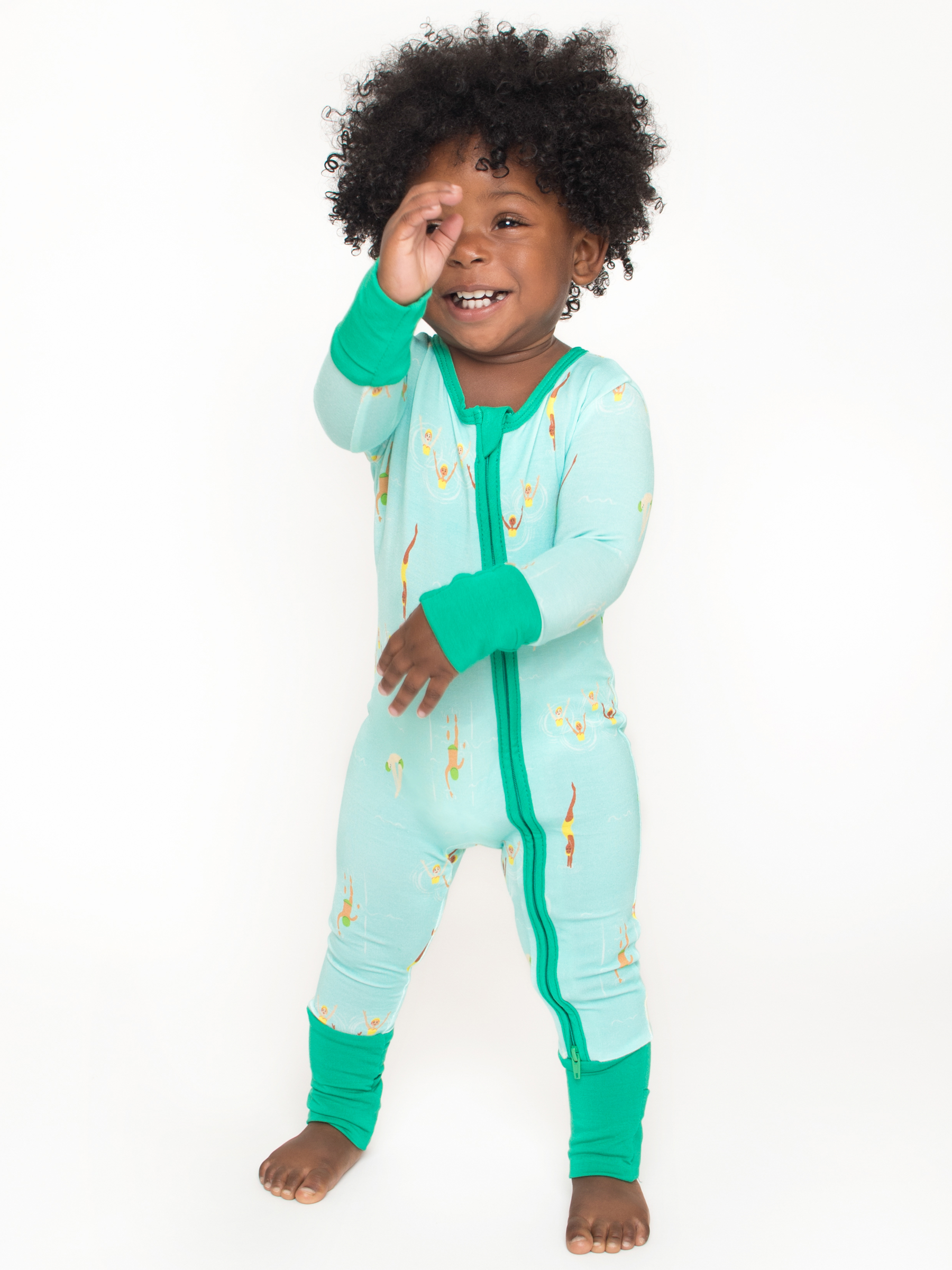 Swim Meet Zip Romper